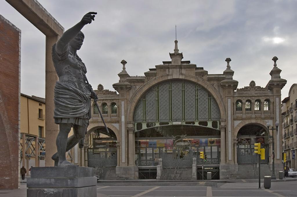 Casa Del Mercado Zaragoza Buitenkant foto